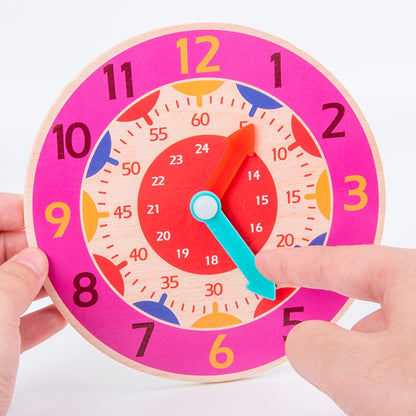 Children Montessori Wooden Clock Toy