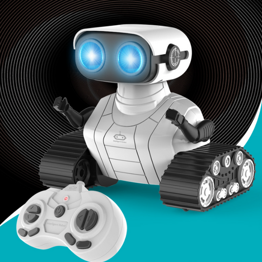 Robot de juguete con control remoto recargable por USB para niños